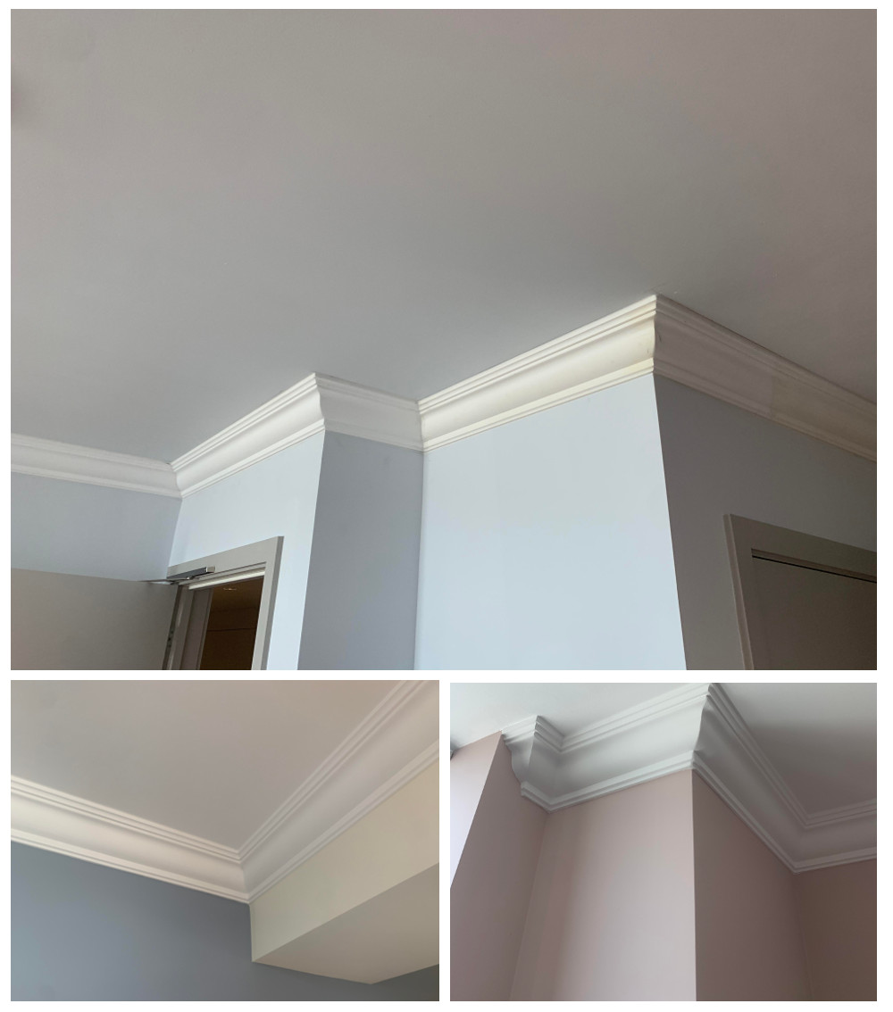 A recently completed installation on coving throughout a three bedroom apartment in Manchester City centre - Portfolio