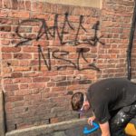 Graffiti removal, fast & effective service and competitive rates