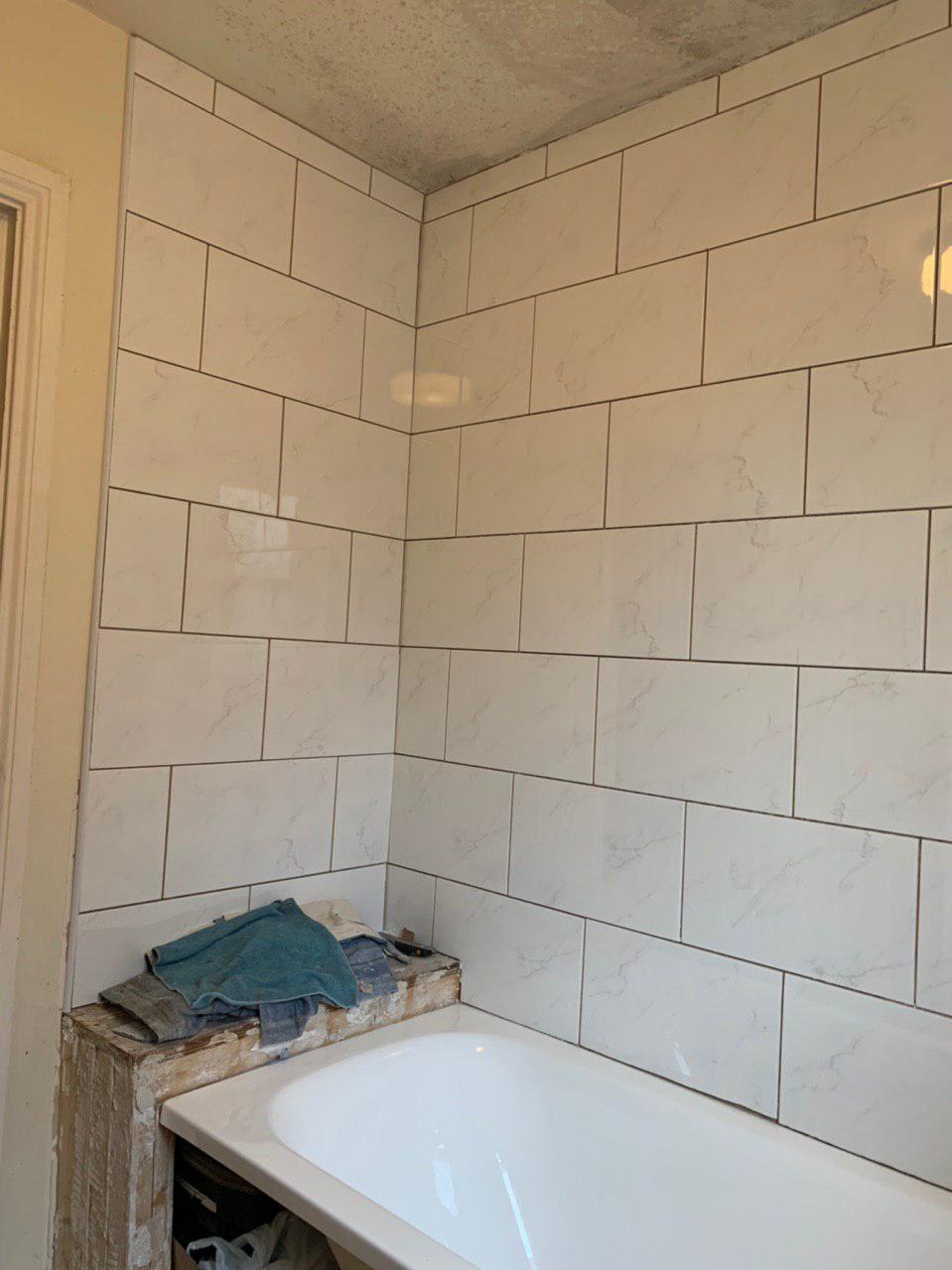 Small bathroom refurbishment for a landlords rental property completed in 3 days 4