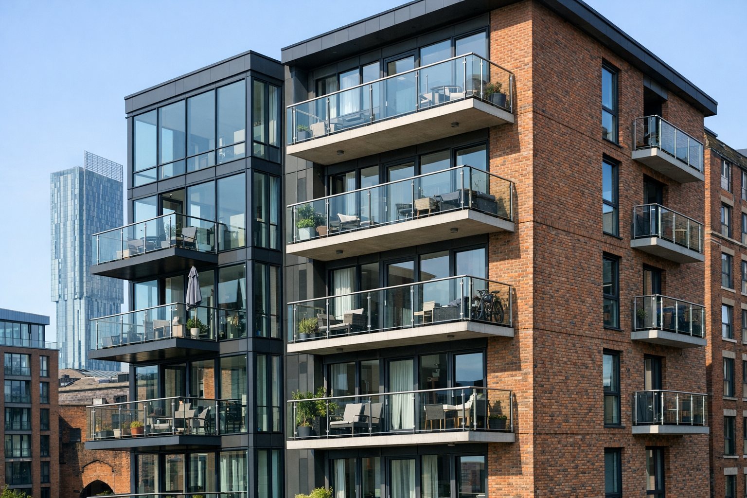 Manchester apartment buildings served by HotFix hot water cylinder specialists